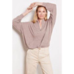 Stitch fix x LNA Blake brushed half zip top  medium